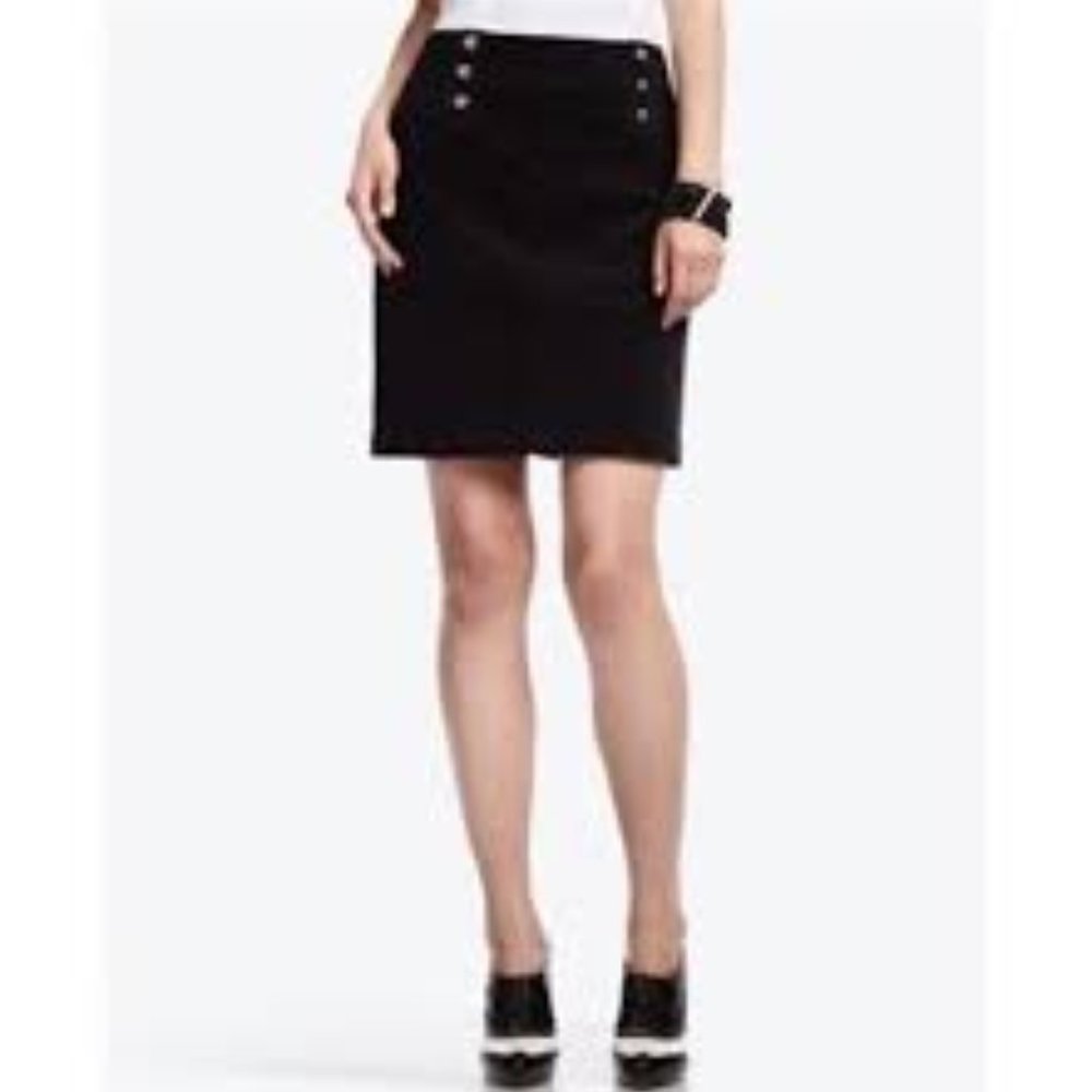 White House Black Market Velvet Skirt